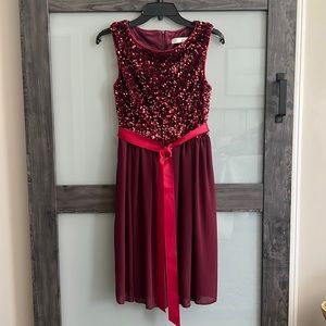 Sequin Top Holiday Dress
